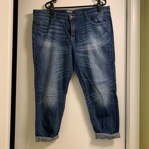 Mossimo cropped Boyfriend jeans size 16